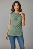 BLUSA LONDON FASHION 91-26 BLUSA DAMA SIN MANGAS