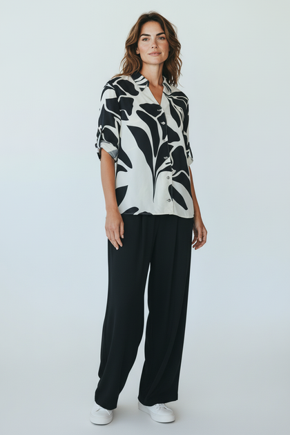 CONJUNTO ESTILO SANDRA 9008 CONJUNTO BLUSA PANTALON DAMA