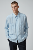 GUAYABERA YUCACHEN 160L GUAYABERA ML TRADICIONAL EMPERADOR 4 BOLSAS BASICA