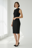 VESTIDO LONDON FASHION T-1687 VESTIDO SIN MANGA DAMA