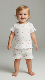 CONJUNTO BABY OPTIMA 302DW CONJUNTO BLUSA SHORT BEBA