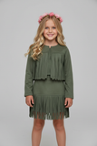 CONJUNTO TELITAS KIDS 0071 CONJUNTO TORERA Y FALDA VAQUERA NIÑA CORRIDA 4-12