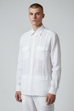 GUAYABERA YUCACHEN 160L GUAYABERA ML TRADICIONAL EMPERADOR 4 BOLSAS BASICA