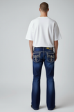 PANTALON SOMON 13992 PANTALON CAB VAQUERO CARTERA BORDADA