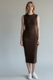 VESTIDO JULYS D068 VESTIDO 3/4 SIN MANGAS