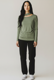 BLUSA LONDON FASHION 94-26 BLUSA MANGA LARGA DAMA