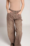 PANTALON DOUX DXD0637 PANTALON WIDE LEG BAMBI PUNTITOS DAMA