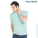 C0300 COLORES EEEG PLAYERA PESO COMPLETO CUELLO REDONDO MANGA CORTA PARA CABALLERO 195 GR/M2 CHIFON 100% ALGODON BASICO