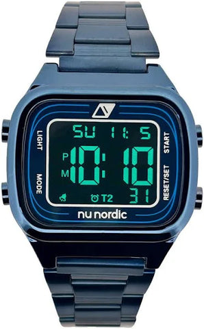 RELOJ NUNORDIC INU200161 Reloj Nu Nordic Digital con Correa de Metal Color Azul para Hombre