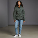 CHAMARRA STUDIO SI JE1011D CHAMARRA LARGA GORRO DAMA