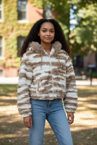 CHAMARRA STUDIO SI WD0003D CHAMARRA PELUCHE REVERSIBLE DAMA