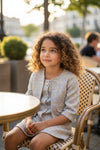 CONJUNTO TELITAS KIDS 225 2 PZAS VESTIDO Y SACO INFANTIL