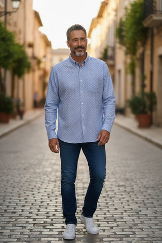 CAMISA EXCELLENCE XS01T0002 CAMISA SPORT CA ML AMERICANO
