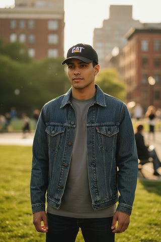 GORRA CATERPILLAR 4090070NEGRO CATERPILLAR RECTANGLE MX HATGORRA