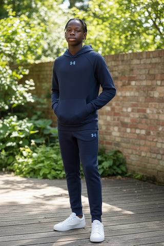 PANTS UNDER ARMOUR 1379802410 UA RIVAL FLEECE SUIT-BLUCONJUNTO