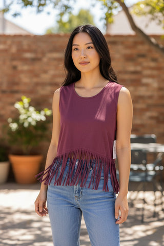 BLUSA LONDON FASHION 86-25 BLUSA CON FELCOS SIN MANGAS