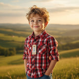 CAMISA KRACTO VAQ208 CAMISA NIÑO CUADRO VAQUERA ML