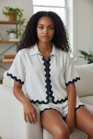 CONJUNTO MILK Y HONEY 42679ST CONJUNTO BLUSA SHORT DAMA