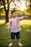 GUAYABERA KRACTO LENS GUAYABERA ML CUELLO MAO NIÑO