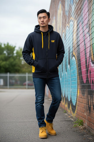 SUDADERA CATERPILLAR 2910076 SUDADERA ABIERTA GORRO