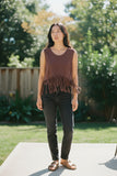 BLUSA LONDON FASHION 86-25 BLUSA CON FELCOS SIN MANGAS