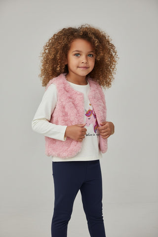 CONJUNTO TELITAS KIDS 420 3 PZAS CHALECO PLAYERA Y MALLA AÑOS