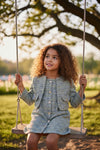 CONJUNTO TELITAS KIDS 225 2 PZAS VESTIDO Y SACO INFANTIL