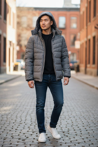 CHAMARRA GIOVANNI GALI KAELAND XG24751 CHAMARRA CON GORRO CAB