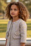CONJUNTO TELITAS KIDS 225 2 PZAS VESTIDO Y SACO INFANTIL