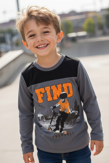 PLAYERA ACTION GEAR 878JB PLAYERA NIÑO ML