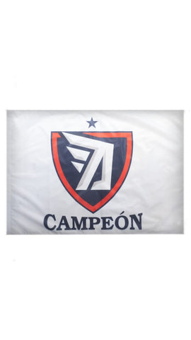 Bandera Alteños Logo Alteños Campeón Blanco