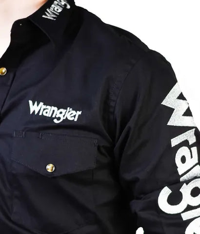 Camisas vaqueras wrangler para hombre sales