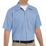 CAMISA RED KAP SC40LB MNS SS LT BLUE DP COTTON WORKSHIRT