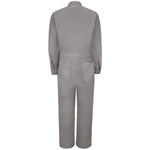 OVEROL RED KAP CC18GY MNS LS 100% COTTON COVERALL-GRAY