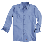 CAMISA RED KAP SX10LB M LS MIMIX WORK SHIRT LIGHT BLUE