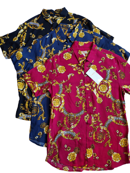 CAMISA KRACTO BLOOD CAMISA CAB ESTAMPADA MC HILO 45