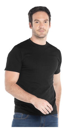 Playera Negra Yazbek C0300 Playera Para Juvenil De Algodón Marca